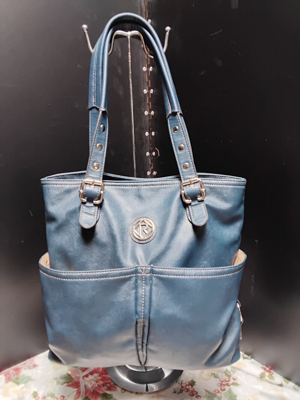 RELIC By Fossil Dark Blue Shoulder Bag Purse Vintage Quality